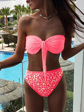 Fashion drill  decoration Sexy Two pieces Bikini Swimwear